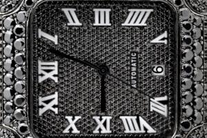 Reloj de Lujo con Esfera Cuadrada Negra de Diamantes Negros Raros, el Más Vendido, Regalo para Hombre, Edición Limitada, Reloj de Marca con Moissanita VVS - Product Image 4