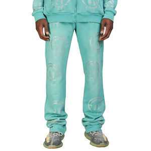 Pantalones Deportivos Casuales de Algodón 100% para Hombre, de Alta Calidad, Ligeros, Ajustados, de Secado Rápido, Transpirables, con Cordón - Product Image 1