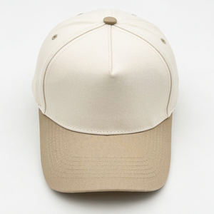 Venta al por mayor gorra de béisbol unisex de malla de 6 paneles logotipo personalizado dos tonos playa curva ajustable para adultos - Product Image 1