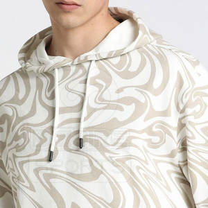 Conjunto de Sudadera con Capucha y Pantalones Cortos Casuales de Otoño para Hombre, 100% Algodón, Transpirable, Color Sólido, Diseño Nuevo, Venta al Por Mayor - Product Image 4