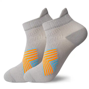 Factory Direct Custom Logo <b>Men's</b> High-Quty White Athletic Sport Sos Breathable Sheer Cotton <b>Ankle</b> Sos - Product Image 6