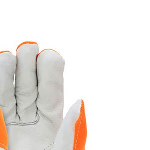 Gants de travail Gants de pilote en cuir confortables pour la sécurité des mains Gants de conducteur en cuir de vachette. - Product Image 6