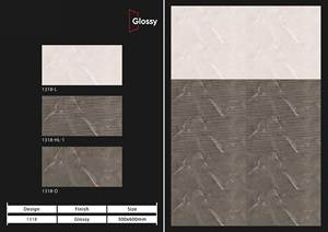 Carreau de porcelaine super brillant 300x600 Carreaux de mur de cuisine Surface polie Carreaux de mur en céramique décoratifs pour la maison - Product Image 6