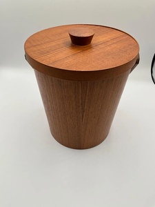 Cubo de hielo de madera hecho a mano con forma minimalista moderna para cenas elegantes y estilo Barware - Product Image 3