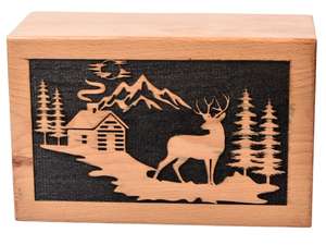 Beechwood Cremation Box for Human <b>Ashes</b> Dear Tree Personalized Cremation <b>Urn</b> for <b>Pets</b> Handcrafted Burial Wooden <b>Urn</b> Box - Product Image 2