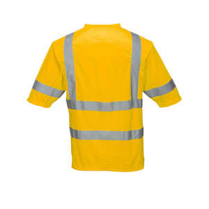 T-shirt de travail haute visibilité avec bande réfléchissante pour la construction, l'usine et l'industrie - Product Image 5