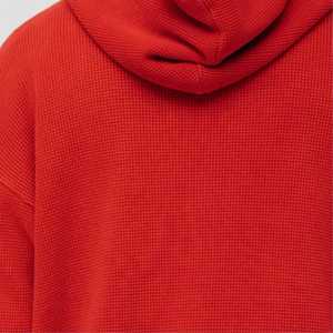 Venta al por mayor personalizado de gran tamaño de los hombres sudaderas con capucha de moda de alta calidad Zip up Hoodie Drop Shoulder Thick Hoodie - Product Image 6