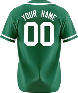 Uniformes lisos personalizados Jersey deportivo Poliéster Sublimación Impreso para adultos Jersey de béisbol - Product Image 2