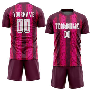 Venta al por mayor nuevo modelo totalmente sublimado jersey de fútbol de alta calidad 100% poliéster conjunto para clubes con características de talla grande - Product Image 5