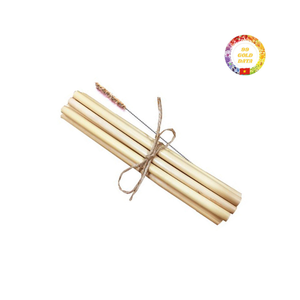 หลอดไม้ไผ่แบบยั่งยืนสำหรับใช้ในบ้านและเชิงพาณิชย์ย่อยสลายได้และปลอดภัยสำหรับเครื่องดื่มร้อนหรือเย็นจากเวียดนาม - Product Image 1