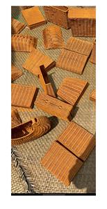 Precio de exportación competitivo, bandeja de ratán natural de la más alta calidad de 9GD Vietnam para Decoración - Product Image 3