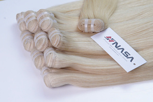 Cheveux vierges vietnamiens 26 pouces, extensions de tissage super double drawn, compatibles permanente - Product Image 2