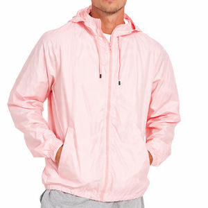 Chaqueta Cortavientos de Otoño Estilo Hip Hop para Hombre, Informal, con Capucha, Impermeable, con Logotipo Frontal - Product Image 3