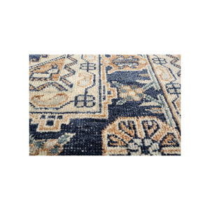 Alfombra de Lana Anudada a Mano Erbe, Diseño Abstracto con Medallón Rojo Naranja, Rectangular, para Hogar, AKWL-1433, 9x12, Alfombra para Sala de Estar, Alfombra para Entrada - Product Image 3