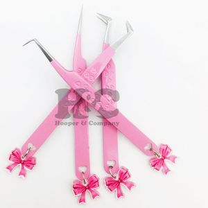 Top Sale Charms Tweezers Customize Tie <b>Eyelash</b> <b>Extension</b> Tweezers Sustainable Best Quality Tweezer Custom Logo Lash Charm <b>mink</b> - Product Image 1