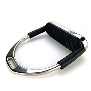 Équipement équestre de qualité supérieure, étriers de course de chevaux de style anglais confortables, en aluminium, réutilisables, étriers d'équitation - Product Image 1