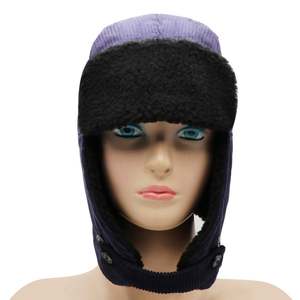Chapeau de trappeur personnalisé pour homme, chaud et épais, idéal pour l'hiver et les activités de plein air, style Mad Bomber - Product Image 1