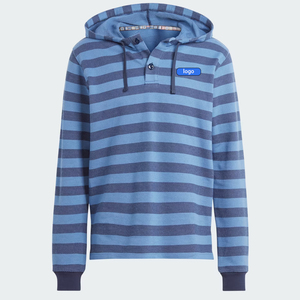 Sudadera con Capucha Personalizada OEM y ODM para Hombre, 9 <span class=keywords><strong>GG</strong></span>, 100% Algodón, Estilo Clásico, Manga Larga, Cierre de un Solo Botón, Rayas, Otoño - Product Image 1