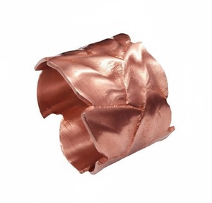 Anneau de serviette en métal rond plaqué or rose, anneau de serviette en métal en gros, dernier anneau de serviette en métal - Product Image 4