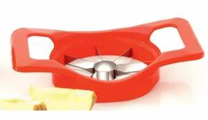 Plastic ANAX <b>Apple</b> Cutter Red Household Tool Dishwasher Safe Non-Electric Premium Quality Easy to Use Durable - Product Image 2