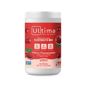 Ultima Replenisher Hydration Electrolyte Powder- Keto & Sugar Free , Electrolyte Drink Mix- Cherry Pomegranate, 90 Servings