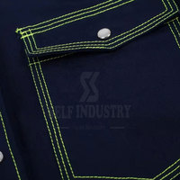 Chemises de travail en coton léger pour hommes, résistantes aux flammes, certifiées CE, anti-acide, séchage rapide, haute visibilité, design unique – Offre Spéciale