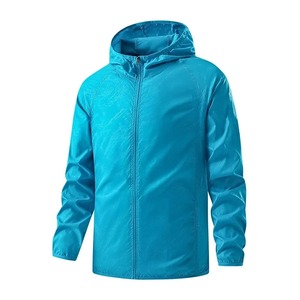 Hommes Femmes Unisexe Coupe-Vent Vestes Imperméable Respirant Toile Mince À Capuche Camping Escalade Extérieur Manteau De Pluie Portable - Product Image 5