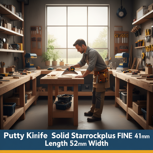 <b>Putty</b> Knife Solid StarlockPlus FINE 41mm Length 52mm Width - Product Image 3