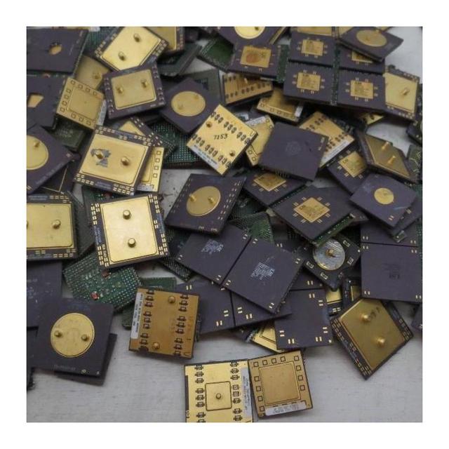 Ceramic CPU Scrap Wholesale Supplier IC Chips Processors Recycling High Yield Gold Recovery Material