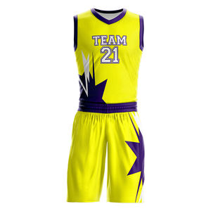 Uniformes de Baloncesto Personalizados de Buena Calidad, Precio Económico, Tela y Colores Personalizables, Unisex, con Inspección de Control de Calidad al 100% - Product Image 5