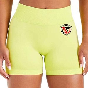 Short de gymnastique taille moyenne sans couture pour femmes coton léger respirant séchage rapide fermeture à cordon Jogging Fitness Yoga - Product Image 6