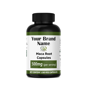 ODM OEM Racine de Maca Biologique 500mg Capsule à Base de Plantes Suppléments Personnalisables Capsules de Macaroot Horny Goat Weed - Product Image 1