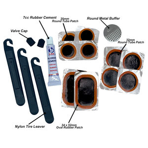 Top Grade 17in1 Tire Lever Tire Patches Tube Patches Tyre Repair <b>Tools</b> Kit - Product Image 2