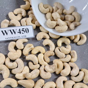 Vente en gros bon marché Noix de cajou SANTIGO Kaju W450 Noix de cajou Noix de cajou WW450 Taille de coupe personnalisée - Product Image 1