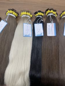 ¡MEJOR VENTA! Venta al por mayor Color de pelo a granel Raw Extensiones de cabello humano vietnamita Cutícula cruda Cabello Remy - Product Image 5