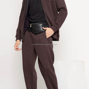 Survêtement pour homme tendance, nouvelle arrivée, sweat-shirt et pantalon personnalisés, tissu en coton et polyester, OEM ODM, vente en gros, faible MOQ - Product Image 4