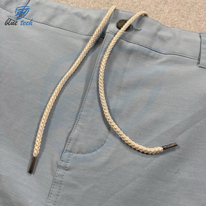 Short en toile grande taille de haute qualité avec logo personnalisé pour hommes OEM été respirant tricoté solide numérique à séchage rapide fermeture à cordon - Product Image 4