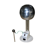Générateur Van De Graaff électrique à moteur, modèle EST-1, en métal blanc, pour laboratoire, 220V, OEM, garantie 1 an - Radical