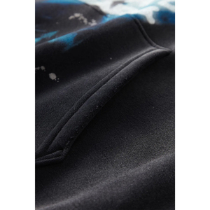 Mockup เสื้อฮู้ดผู้ชาย, เสื้อกันหนาวมีฮู้ดผ้าฟลีซผ้าฝ้ายหนาพิมพ์ลายกราฟิก - Product Image 4