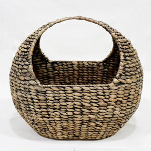 ตะกร้าปิกนิกจากผักตบชวาขายส่ง เหมาะสำหรับใช้เป็นของขวัญทำมือในร้านค้าปลีก งานอีเว้นท์ และงานบริการ - Product Image 5