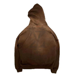 Ensemble de survêtement homme OEM en coton délavé, personnalisable avec logo réfléchissant, séchage rapide, grandes tailles, sweat à capuche hiver, du XS au XL - Product Image 3