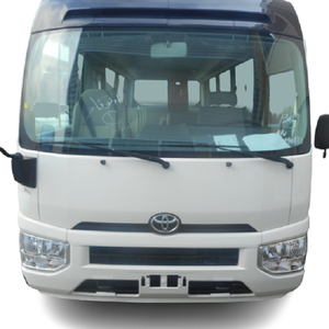 2017 para Toyota Coaster usado 23 asientos dirección izquierda Interior oscuro AWD Drive R15 tamaño del neumático Material de cuero - Product Image 4