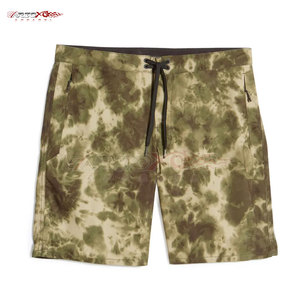 Shorts de plage décontractés en toile imprimée pour hommes avec doublure en maille respirante, taille à cordon de serrage, séchage rapide, légers, pour l'été - Product Image 6