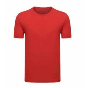 100% Jersey de algodón de punto Casual camiseta de hombre patrón sólido bordado de alta calidad mangas cortas transpirables de talla grande buena - Product Image 4