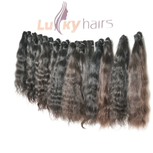 ผมต่อแบบลอนสำหรับต่อผมตรงและลึก/หลวมมัดผมจากผมชาวอินเดียแท้อินเดีย - Product Image 2