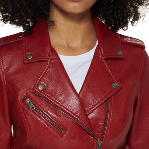 Vestes en cuir pour femmes, protection contre les intempéries, coupe ajustée et poches fonctionnelles, adaptées à toutes les tenues - Product Image 6