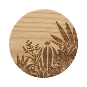Wedding Cute <b>Christmas</b> <b>Table</b> Custom Printed Logo Coffee Tea Mug Beech Pine and Mango Wood Wooden Coasters Drink Free Coasters - Product Image 2