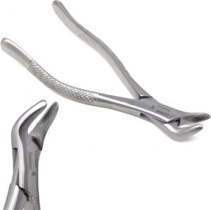 Fórceps dentales manuales aprobados por la CE, instrumento inferior de cuerno de vaca para extracción instrumental - Product Image 1