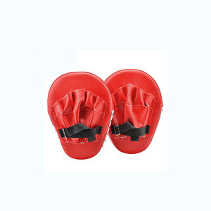 Manoplas de velocidad y kickboxing de cuero para hombres profesionales, almohadillas de enfoque de perforación para artes marciales y boxeo y Karate - Product Image 1
