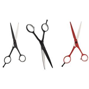 Black <b>Left</b> <b>Handed</b> Stainless Steel Barber <b>Scissors</b> with Sharp Blades for Professional Salon Hair Cutting Lightweight Eco-Friendly - Product Image 1